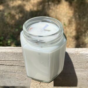 Handmade Soy Walk In The Woods Scented Botanical Jar Candle